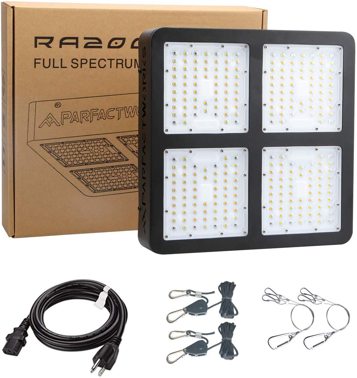 PARFACTWORKS RA2000 w Full Spectrum LED Grow Light 